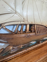 Load image into Gallery viewer, Vintage Syroco Plastic Ship Wall Decor