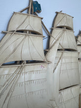 Load image into Gallery viewer, Vintage Syroco Plastic Ship Wall Decor
