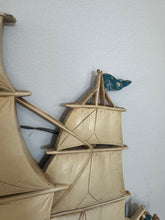 Load image into Gallery viewer, Vintage Syroco Plastic Ship Wall Decor