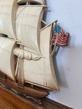 Load image into Gallery viewer, Vintage Syroco Plastic Ship Wall Decor