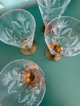 Load image into Gallery viewer, Vintage set of 4 Tiffin-Franciscan Julia Glasses