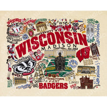 Load image into Gallery viewer, Cat Studio UW Badgers Artwork