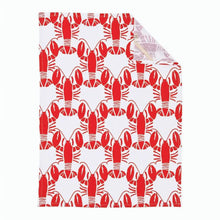 Load image into Gallery viewer, Lobster Kitchen Towels S/3