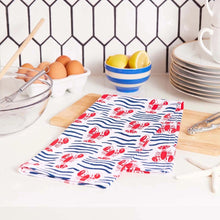Load image into Gallery viewer, Lobster Kitchen Towels S/3