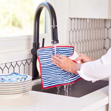 Load image into Gallery viewer, Lobster Waves Dish Cloths