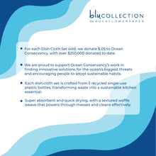 Load image into Gallery viewer, Lobster Waves Dish Cloths