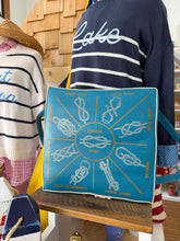 Load image into Gallery viewer, Vintage Life Preserver Boat Cushion- Knots