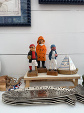 Load image into Gallery viewer, Vintage Wood Carved Sailors