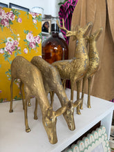 Load image into Gallery viewer, Vintage Large Brass Reindeer
