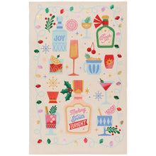 Load image into Gallery viewer, Making Spirits Bright Dish Towel
