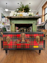 Load image into Gallery viewer, Vintage Scotch Locker Lounger Trunk