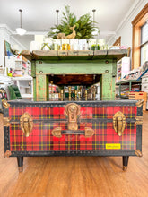 Load image into Gallery viewer, Vintage Scotch Locker Lounger Trunk