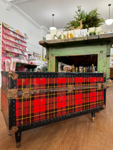 Load image into Gallery viewer, Vintage Scotch Locker Lounger Trunk