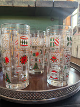 Load image into Gallery viewer, Vintage Set of 7 Holiday Icon Glasses