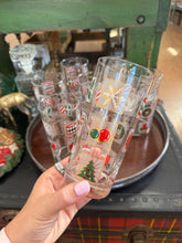 Load image into Gallery viewer, Vintage Set of 7 Holiday Icon Glasses