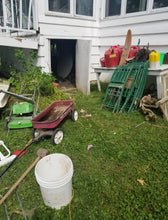 Load image into Gallery viewer, Vintage green workbench