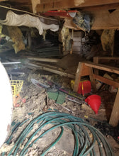 Load image into Gallery viewer, Vintage green workbench