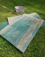 Load image into Gallery viewer, Vintage green workbench