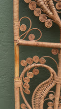 Load and play video in Gallery viewer, Vintage Wicker Room Divider