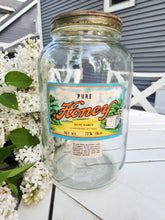 Load image into Gallery viewer, Vintage Glass Honey Jar