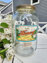 Load image into Gallery viewer, Vintage Glass Honey Jar