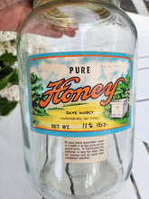 Load image into Gallery viewer, Vintage Glass Honey Jar