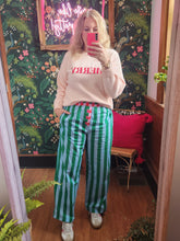 Load image into Gallery viewer, Festive Stripe lounge pants