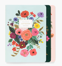 Load image into Gallery viewer, Rifle Paper Company Set of 3 Notebooks Sets