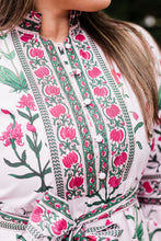 Load image into Gallery viewer, The Caroline in Resort Floral Rose D’Iris
