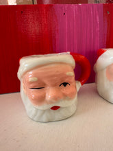 Load image into Gallery viewer, Vintage Mini Santa Mugs
