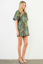 Load image into Gallery viewer, The Flora- Green Botanical Dress THML
