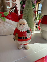 Load image into Gallery viewer, Vintage mini Santa Candle Holder
