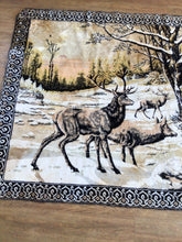 Load image into Gallery viewer, Vintage large elk tapestry
