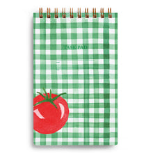 Load image into Gallery viewer, E. Francis- Tomato Green Gingham Task Pad
