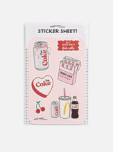 Load image into Gallery viewer, Diet Coke Lovers Sticker Sheet
