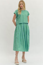 Load image into Gallery viewer, Striped Midi Skirt
