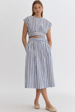 Load image into Gallery viewer, Blue &amp; White Striped Set
