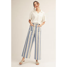 Load image into Gallery viewer, Wide Leg Stripe Pants- COMING SOON!
