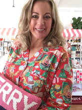 Load image into Gallery viewer, Printfresh Meowy Christmas PJ set
