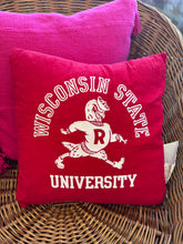 Load image into Gallery viewer, Vintage Wisconsin State University Pillow
