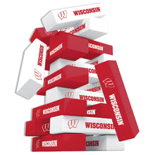 Load image into Gallery viewer, Wisconsin Badgers Tumble Tower Game
