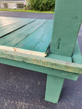 Load image into Gallery viewer, Vintage green workbench
