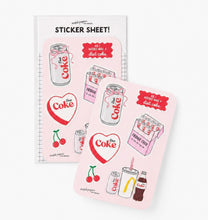 Load image into Gallery viewer, Diet Coke Lovers Sticker Sheet
