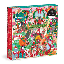Load image into Gallery viewer, Merry Cat Mas 500pc Puzzle
