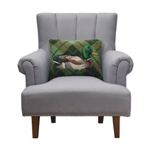 Load image into Gallery viewer, Mallard plaid hook pillow
