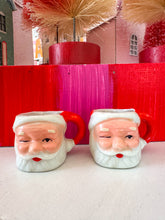 Load image into Gallery viewer, Vintage Mini Santa Mugs
