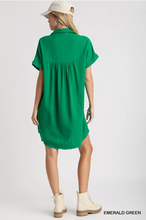 Load image into Gallery viewer, Green Linen dress
