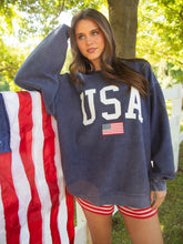 Load image into Gallery viewer, USA Flag Corded Crew- COMING SOON!
