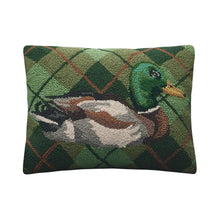 Load image into Gallery viewer, Mallard plaid hook pillow
