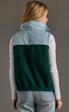 Load image into Gallery viewer, Green Quarter Zip Vest

